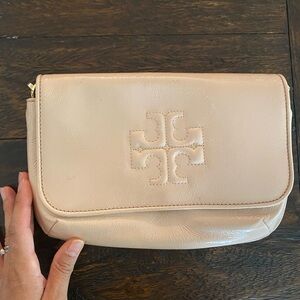 Tory Burch Cream Leather Purse